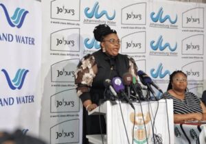 Pemmy Majodina, Minister Of Water And Sanitation