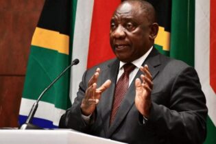 President Cyril Ramaphosa speaking