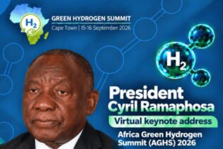 President Cyril Ramaphosa virtual keynote address for green hydrogen summit poster