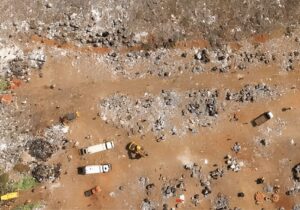 Robinson Deep Landfill Site from above