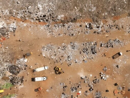 Robinson Deep Landfill Site from above