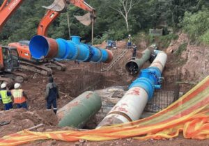 Southern Aqueduct in eThekwini revealed beneath soil