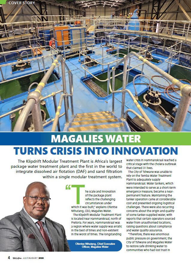 WISA WASA Magazine July cover story_Magalies water