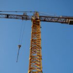 construction site building scaffolding