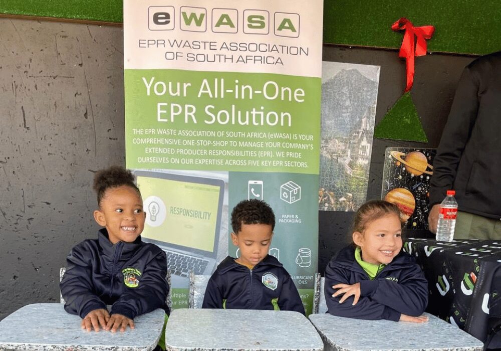 eWASA with youth for recycling initiative at schools