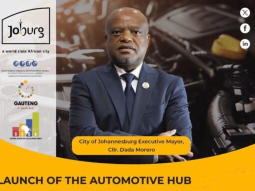 Alexandra Township Automotive Hub launch poster
