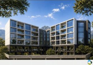 Artist’s impression Stellenbosch Student Accommodation