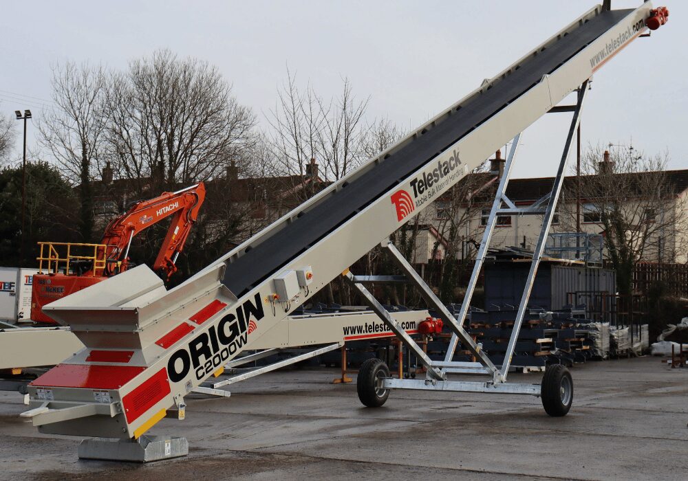 Astec Industries telestack outdoors