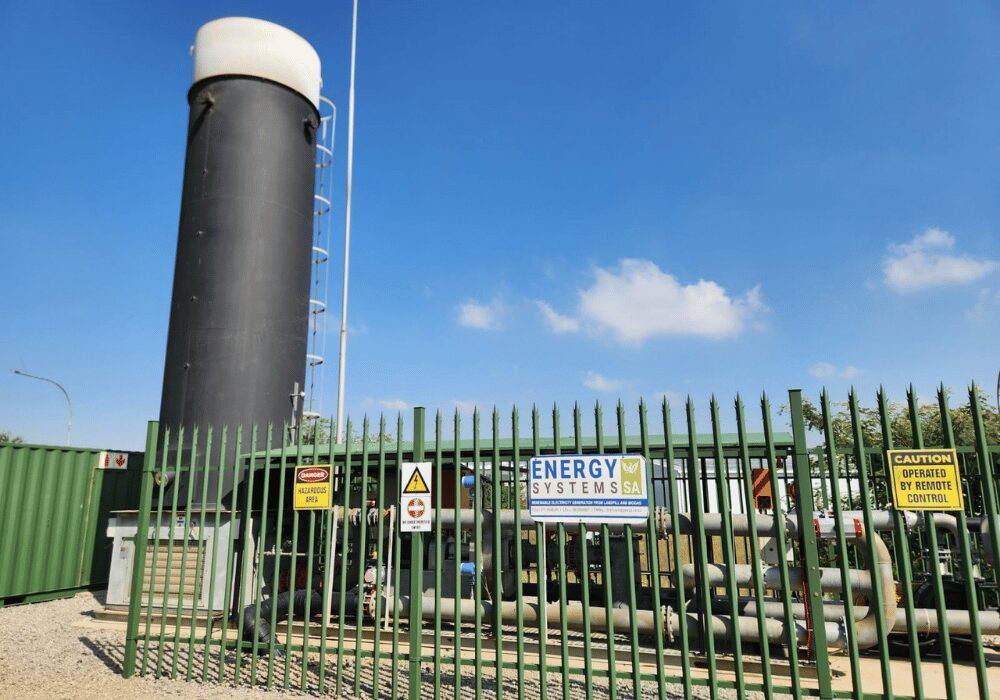 Biogas Treatment Plant at EnviroServ’s Chloorkop Waste Management facility