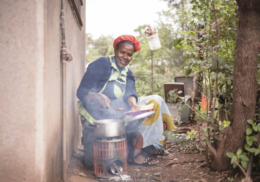 Cookstoves are distributed as part of TASC’s clean cooking and carbon reduction initiative