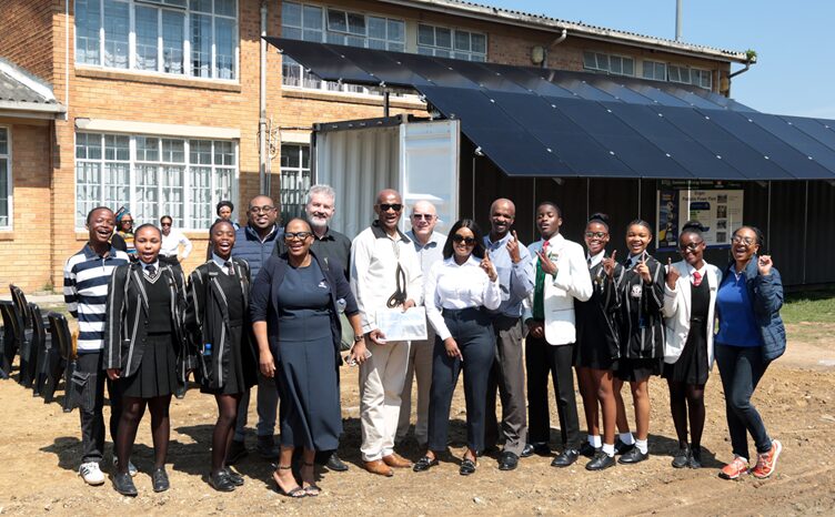 Engen CSI team in collaboration with retail and dealer colleagues and the Department of Education attended the handover