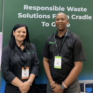 Michele Faurie, recycling facility and office manager, African Eagle Waste