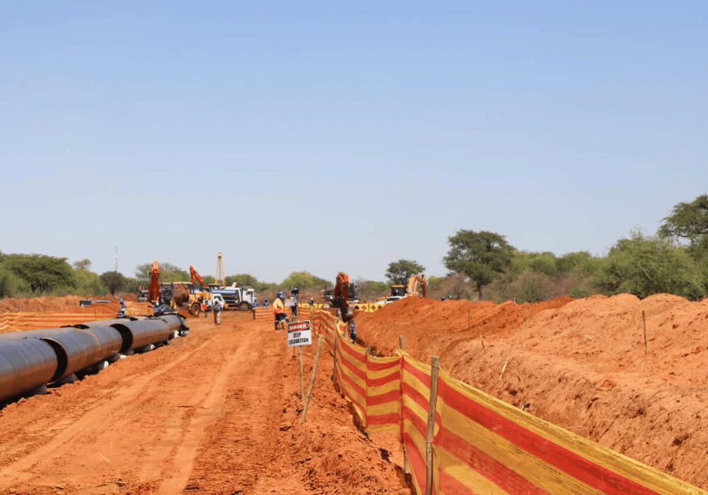 Mokolo-Crocodile Water Augmentation Project Phase 2A pipe