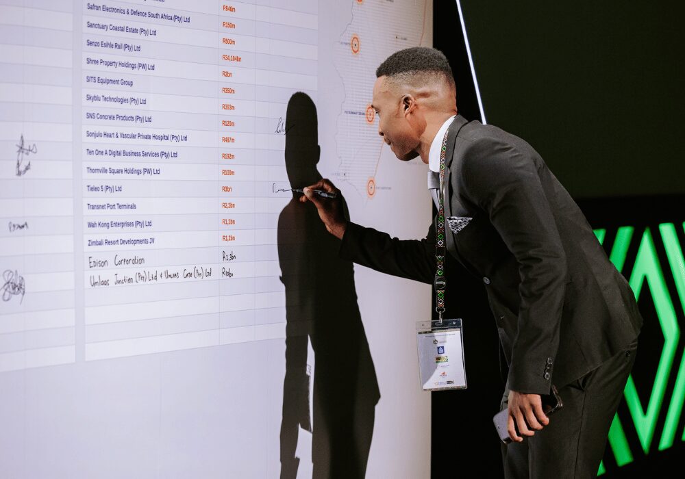 Naamsa Bahari Bay pledge being signed for KZN