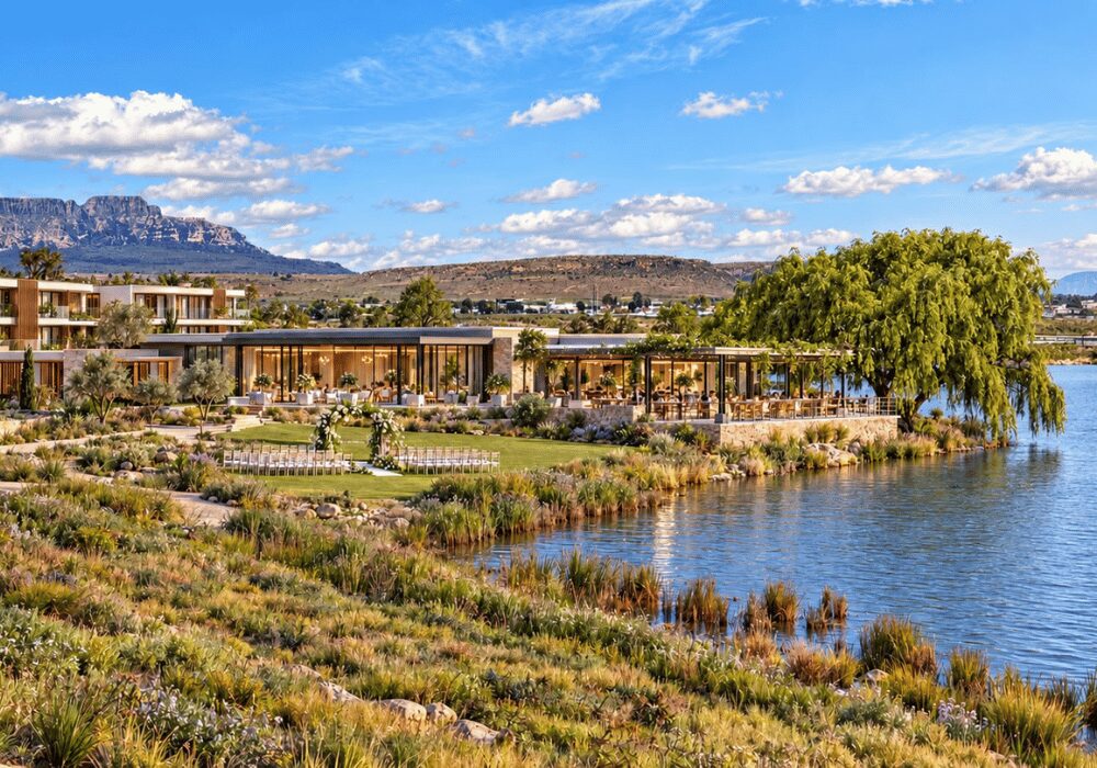 Outdoor wedding space for The Kraal in Wilgepark - rendered image
