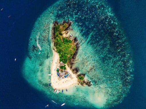 Photographed from above in Phuket, Thailand