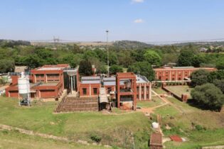 Rietvlei Water Treatment Plant from above