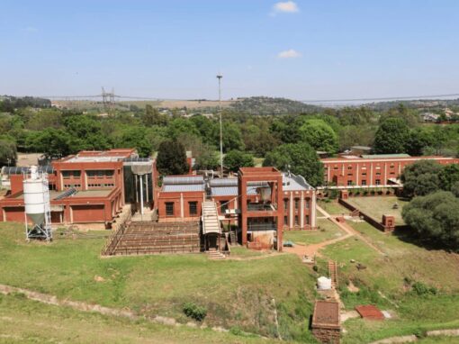 Rietvlei Water Treatment Plant from above