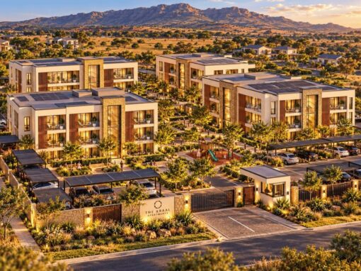 The Kraal apartment living rendered image in Wilgepark