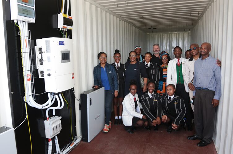 The installation also provides learners with an opportunity to engage with renewable energy in a practical setting