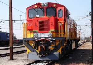 Transnet locomotive South African Class 43-000 train