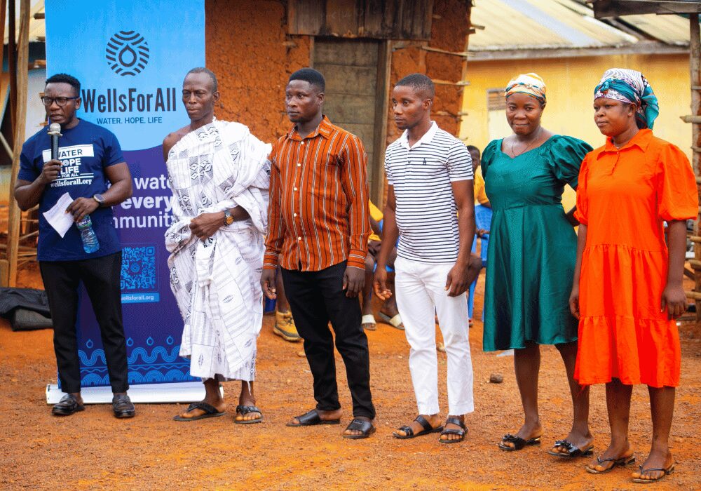 WellsForAll village launch day group photo
