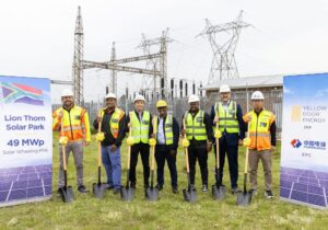 Yellow Door Energy executive photo at Lion Thorn Solar Park
