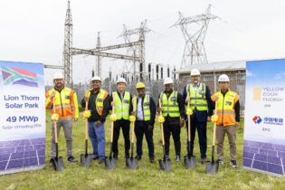 Yellow Door Energy executive photo at Lion Thorn Solar Park