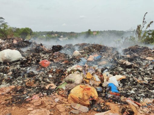decomposing landfill waste