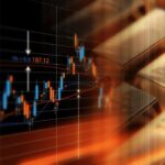 gold commodity with a data graph
