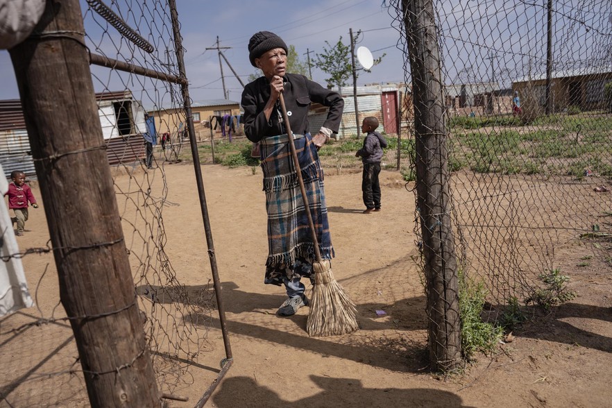 Dora Seleke has been waiting decades for an RDP home in Agisanang. She lives in a shack with over a dozen relatives.