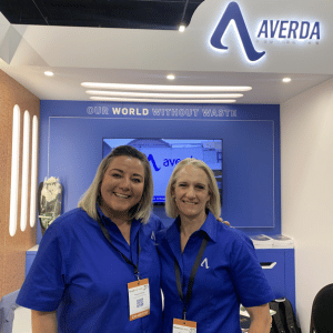 (left) Natanya Conway, senior waste management consultant, and Theresa Machado, sales manager, Averda
